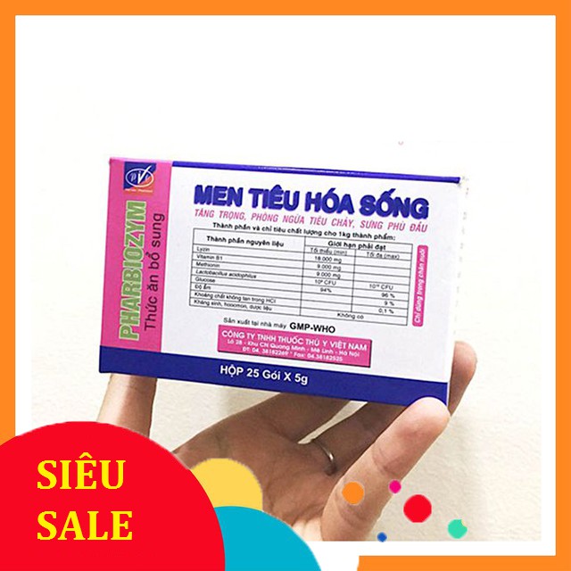 Men Hỗ Trợ Tiêu Hóa Pharbiozym 5G Cho Chó Mèo Giúp Ăn Ngon Thèm Ăn - Bobo Pet Shop  Hà Nội