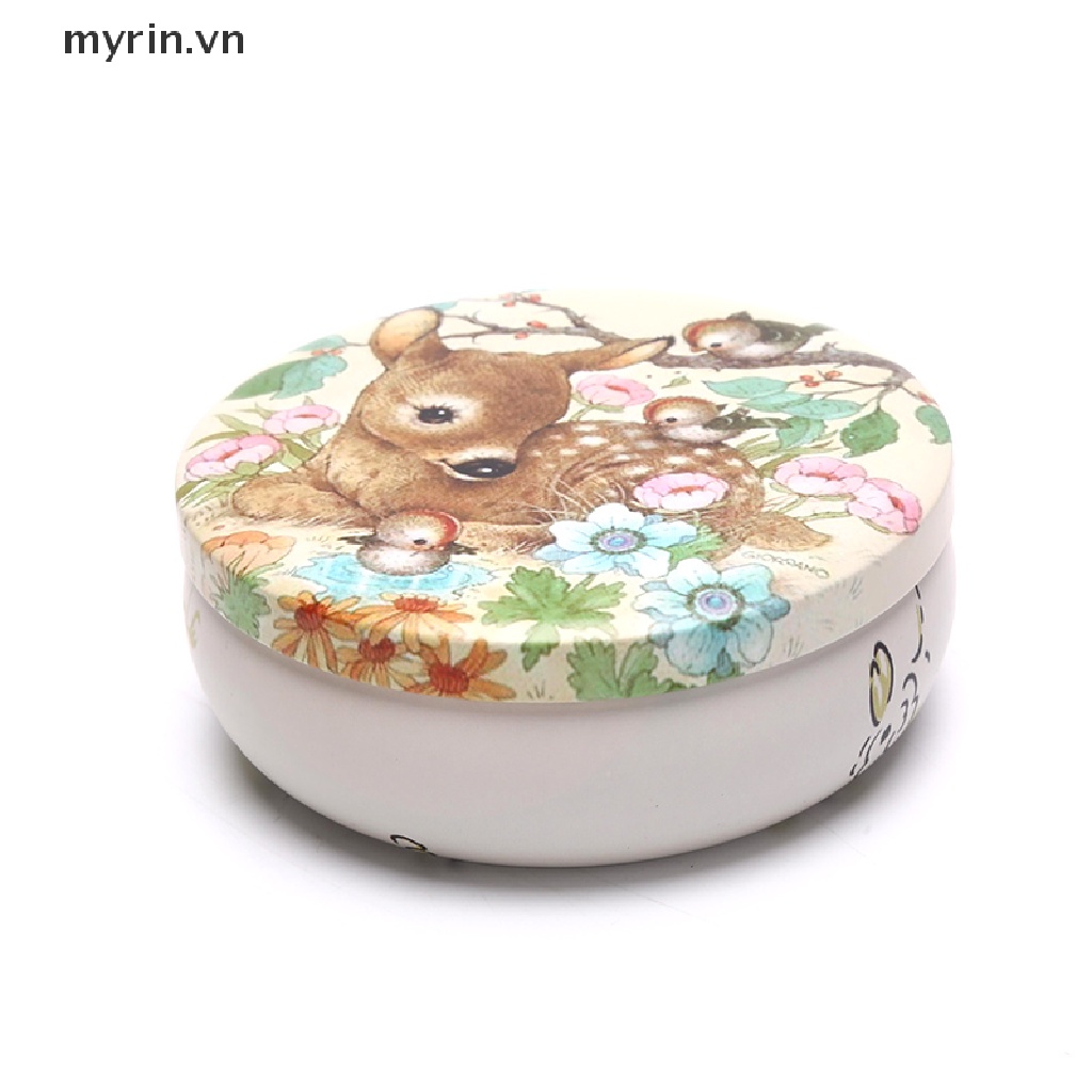 Hộp Thiếc Tròn Đựng Trà / Bánh Nhiều Kiểu Dáng