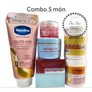Combo Bạch Ngọc Liên Vaseline Kèm Kích Trắng Siêu Mạnh