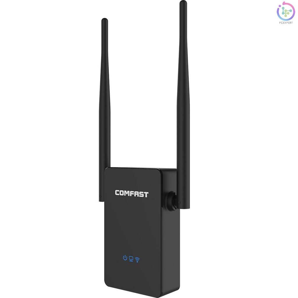 COMFAST 300M Dual Antenna WiFi Repeater Router AP Enhanced Extender CF-WR302S US Plug