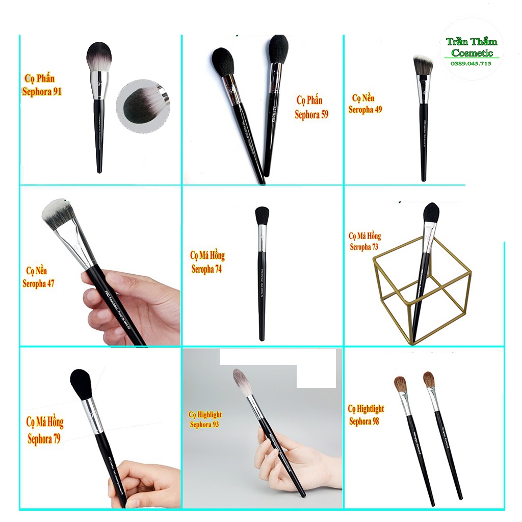 Cọ Lẻ Sephora Trang Điểm Makeup Cô Dâu