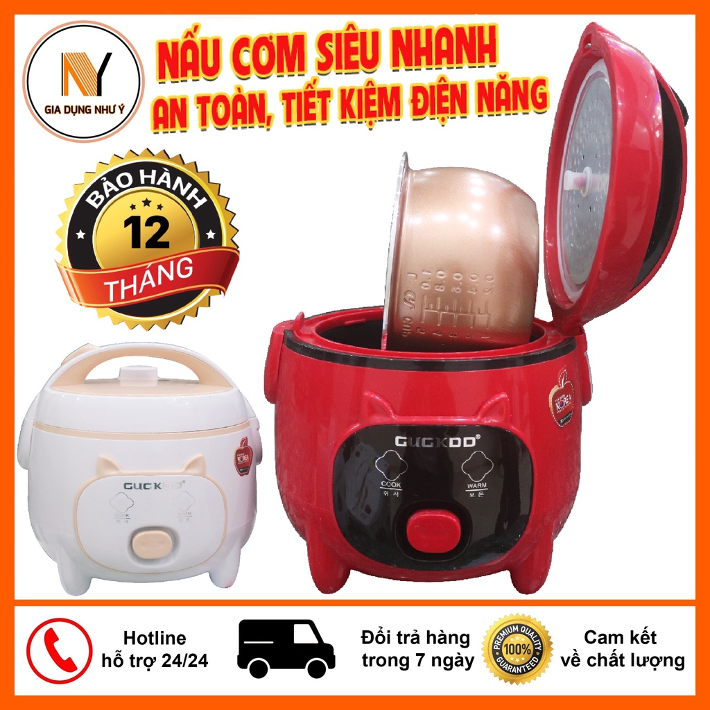 [Mã ELHADEV giảm 4% đơn 300K] Nồi Cơm Điện Mini Cuckoo GK 287 Dung Tích 1 Lít, Lòng Niêu Dày, Bảo Hành 12 Tháng