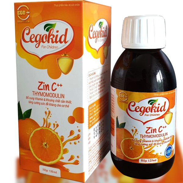 CEGOKID ZINC Tăng sức đề kháng cho trẻ