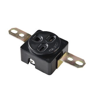 Ổ cắm 3 chấu dẹp ngang