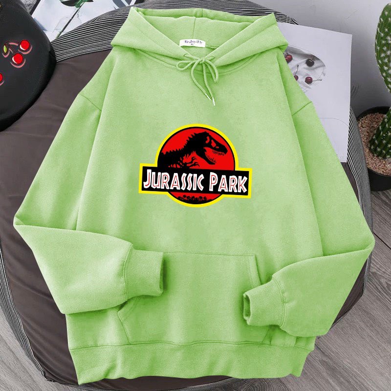 ÁO HOODIE NỈ UNISEX JURASSIK PARK PHOM NAM NỮ ĐỀU MẶC ĐƯỢC