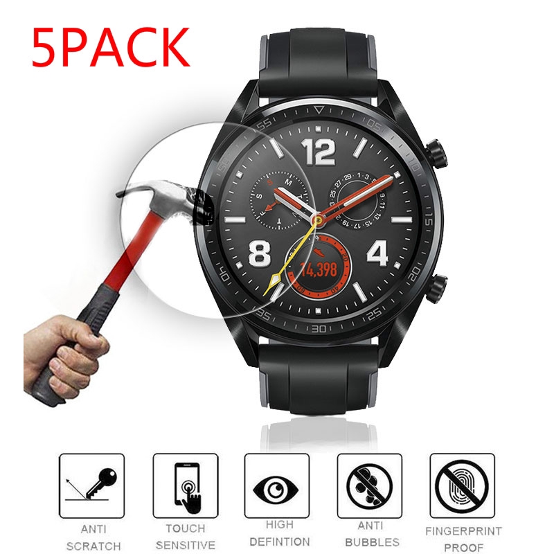 Set 1 / 3 / 5 Kính Cường Lực Cao Cấp Cho Đồng Hồ Huawei Watch Gt 2 1 / Magic / Watch Gt Activetempered