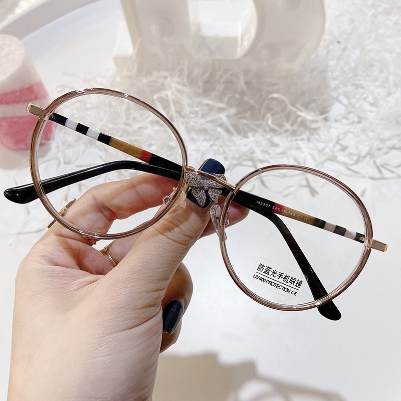 Mắt Kính Gọng Tròn Chống Ánh Sáng Xanh Thời Trang Cho Nam Nữjz2307 | BigBuy360 - bigbuy360.vn