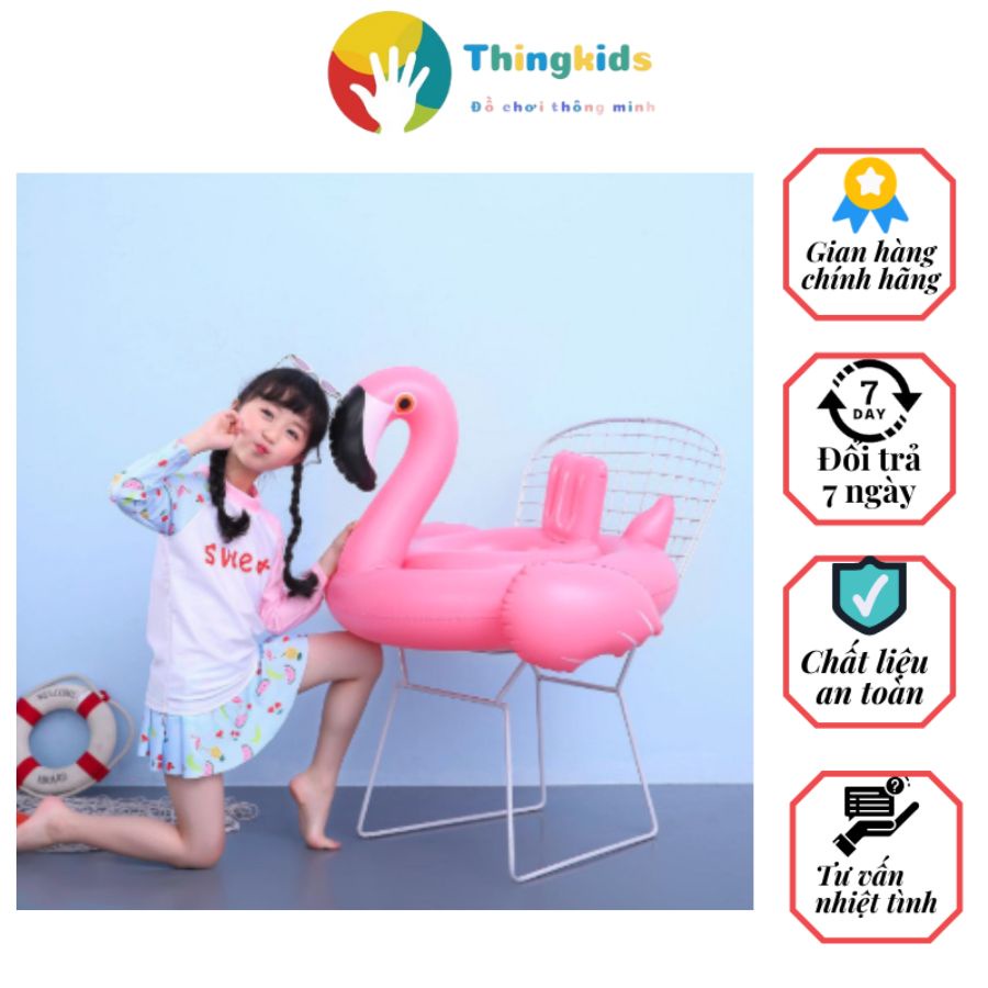 Phao bơi hình thú thiên nga trọng lượng tối đa 30kg - Thingkids
