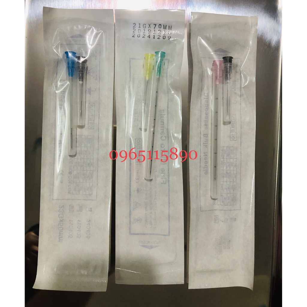 Kim đầu tù Cannula tiêm filler, botox, mỡ tự thân Hàn Quốc dùng trong spa, thẩm mỹ