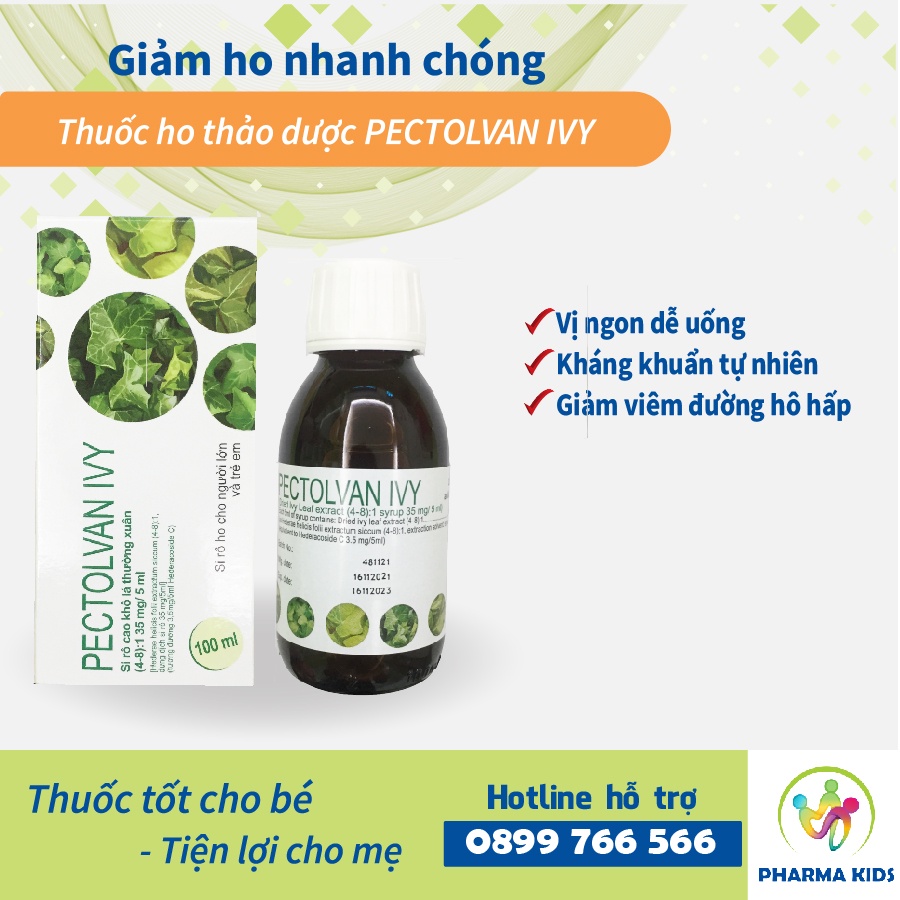 Siro giảm ho - Pectolvan Ivy