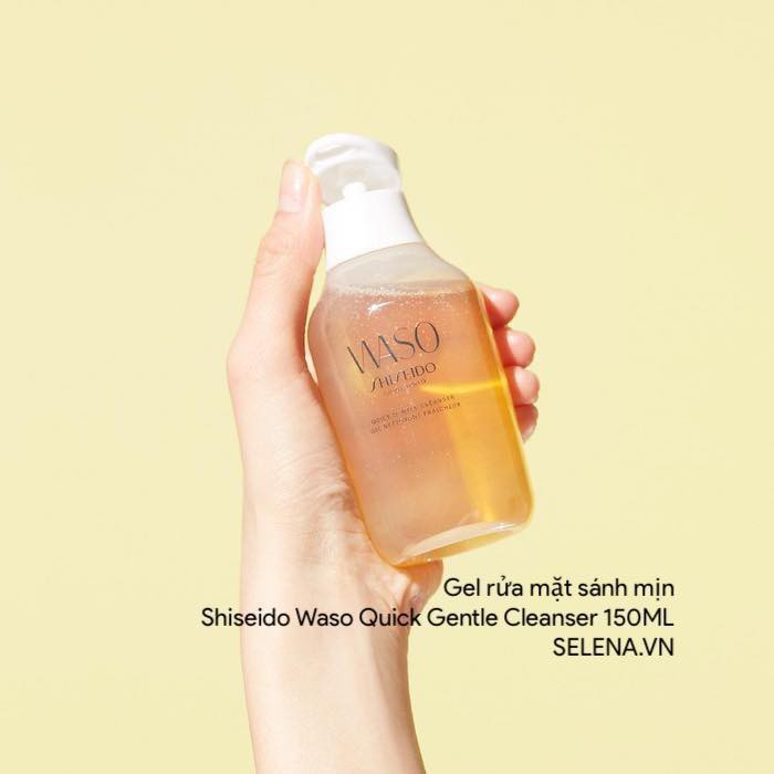 Gel rửa mặt sánh mịn Shiseido Waso Quick Gentle Cleanser 150ML 𝑯&𝑪