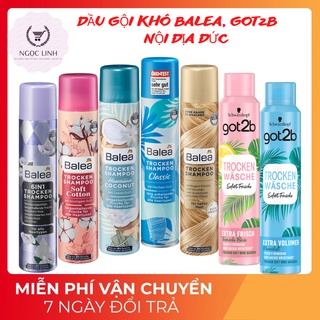 Dầu gội khô balea, got2b 200ml, nội địa đức