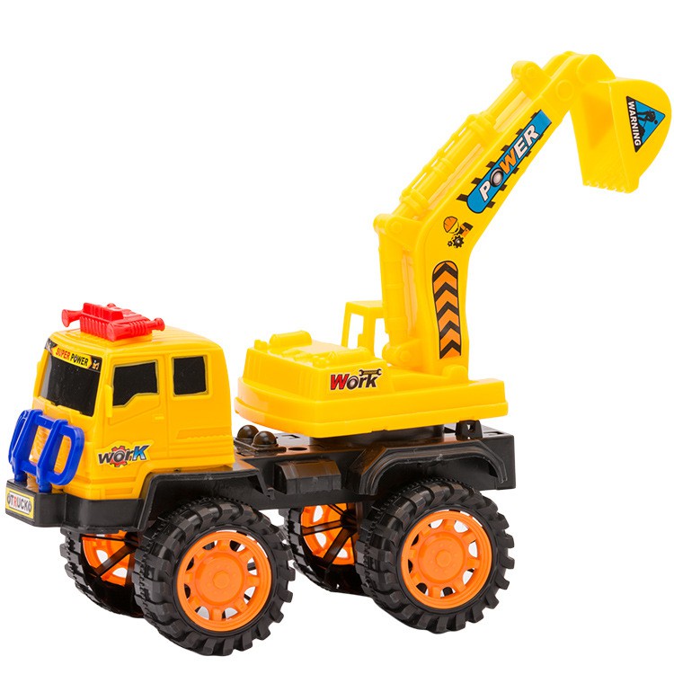 Đồ chơi xe múc xe công trường, cảnh sát, cứu hỏa cỡ đại