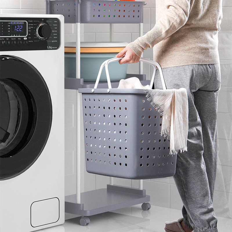 Kệ nhà vệ sinh từ sàn đến trần nhiều tầng giá để đồ bồn rửa mặt phòng tắm trang điểm đa chức năng | BigBuy360 - bigbuy360.vn