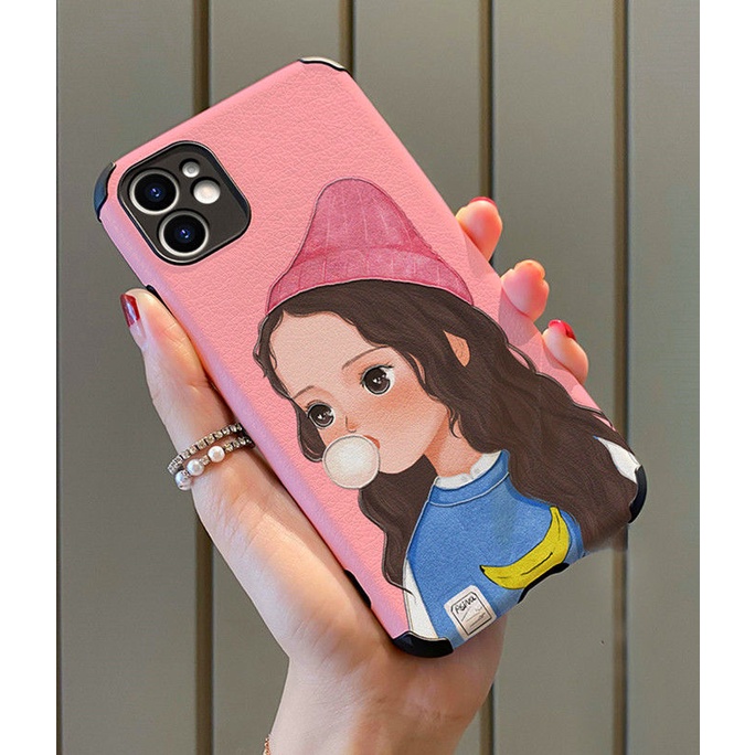 Iphone case Iphone 11 pro max case iphone 12 pro max Iphone 7 plus case TPU silicone mobile phone case iphone 12 mini Bubble Girl case Silicone Phone Case For iPhone 11 Pro Max X Xr Xs Max 7 8 Plus Se 2020 12 pro max 12 mini