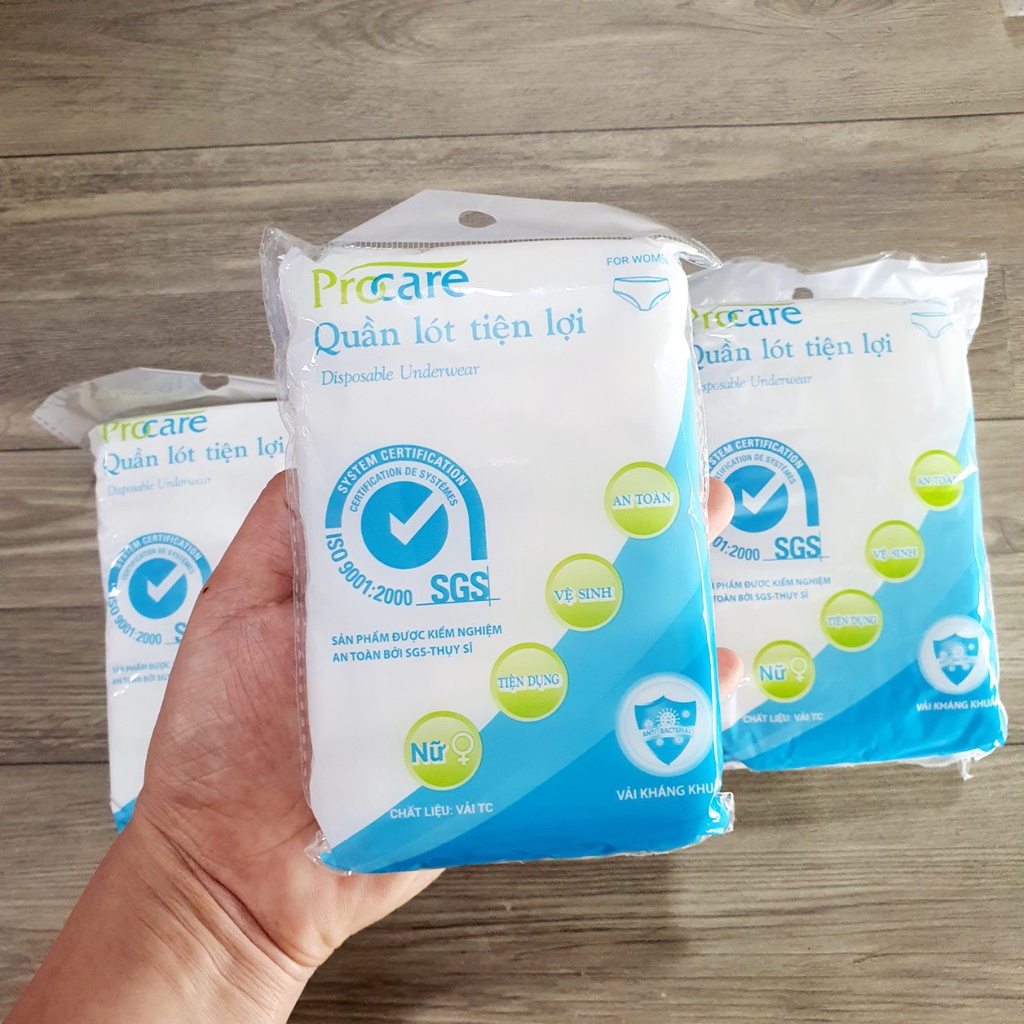 Quần Lót Bầu| Sau Sinh Dùng Một Lần PROCARE| Vải Cotton|Thấm Hút Thoáng Khí Tiện Lợi Cho Đi Du Lịch Và Công Tác
