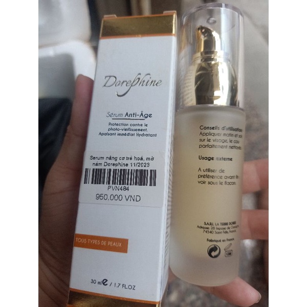 Serum Nâng cơ chống nhăn chống lão hóa của pháp.