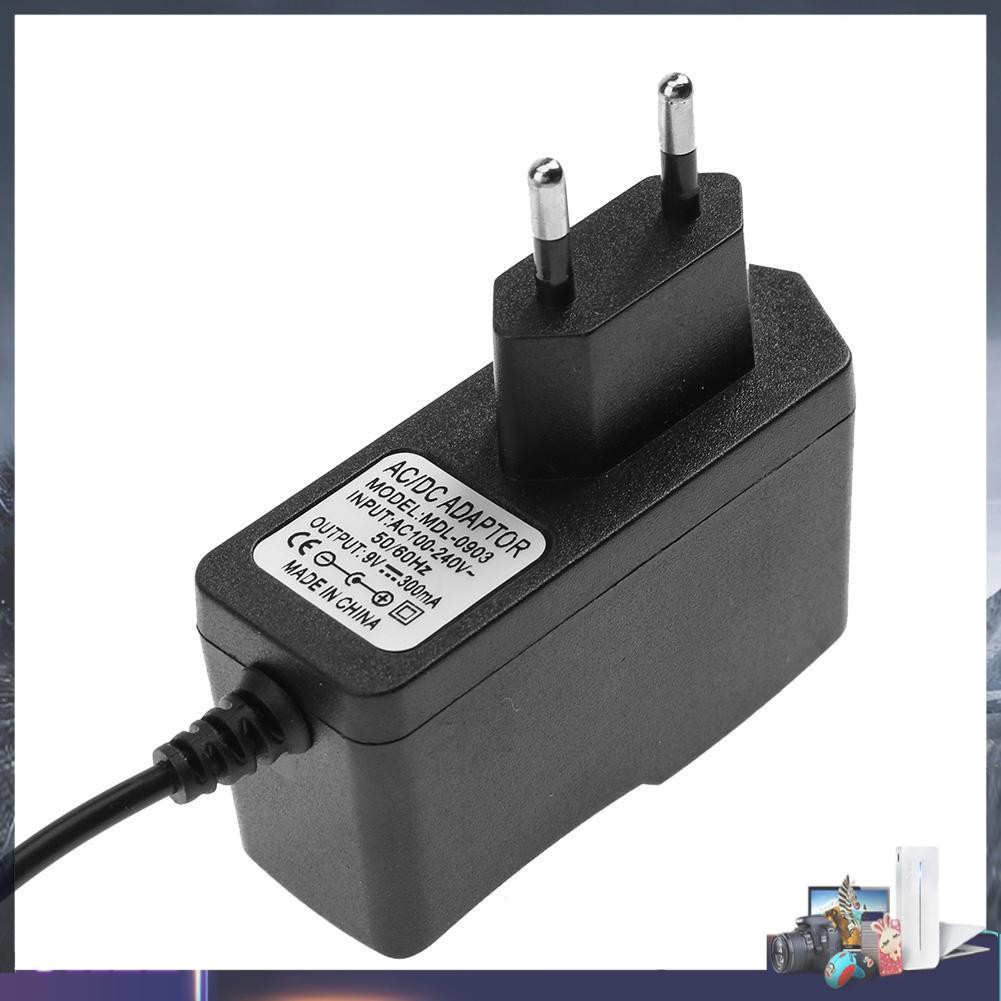 Bộ Chuyển Đổi Nguồn Điện 9v 300ma 100v-240v Ac Sang Dc 5.5x2.5-2.1mm