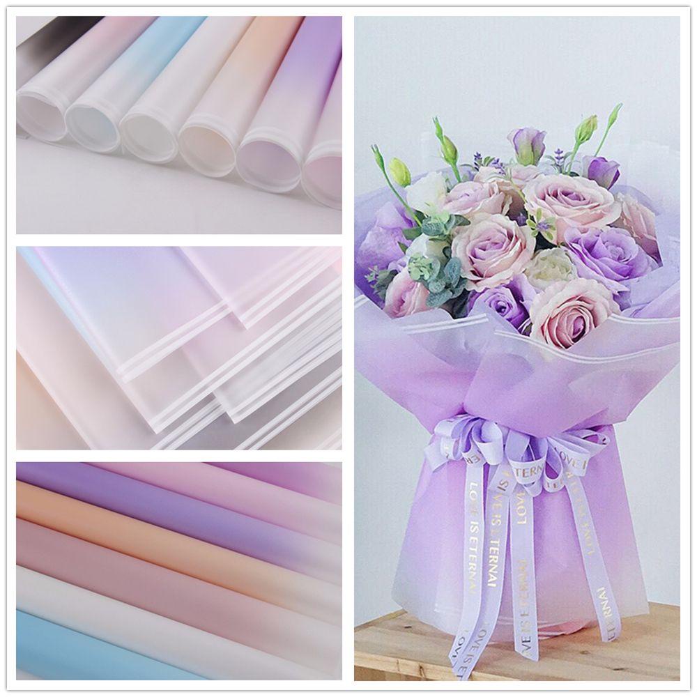 Set 20 Tờ Giấy Gói Quà / Tạp Chí Màu Sắc Tuyến Tính Trang Trí Phông Nền Chụp Ảnh