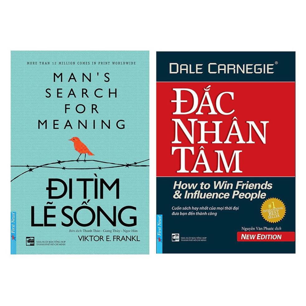 Sách First News - Combo Đi Tìm Lẽ Sống + Đắc Nhân Tâm