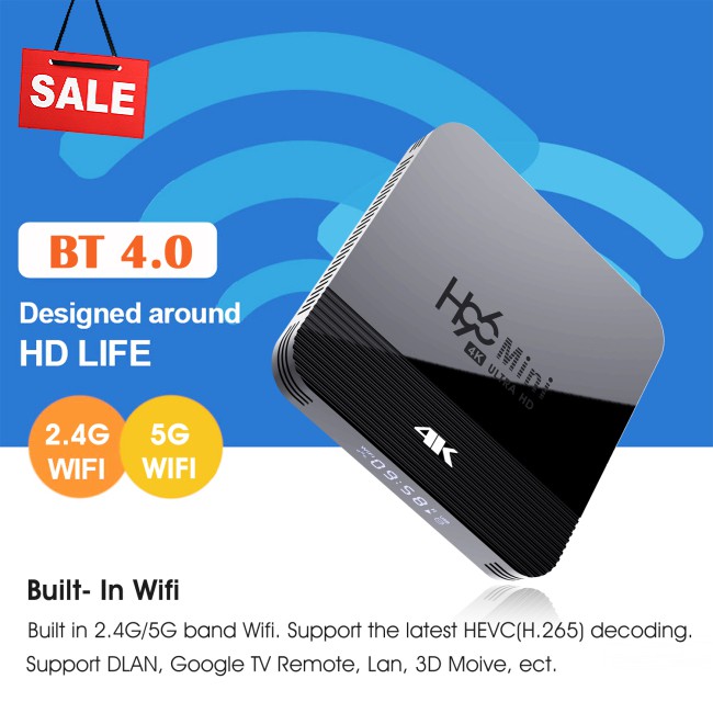 Hộp Tv Box Pang H96Mini Stb H8 1g / 8g 4k Hd Tv Box Rockchip Rk3228A Hỗ Trợ 2.4g / 5g