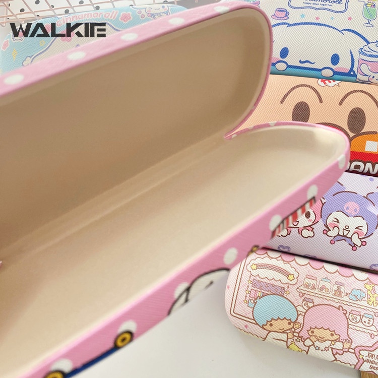 SANRIO Hộp Đựng Mắt Kính Họa Tiết Hoạt Hình Dễ Thương