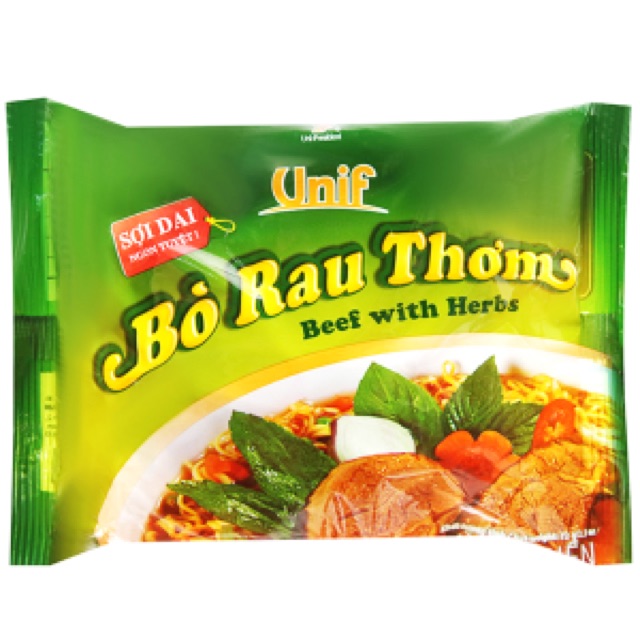 Thùng mì bò rau thơm thùng 30gói