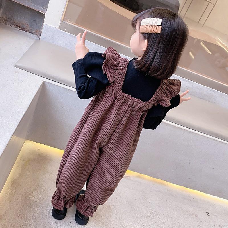 Bộ áo liền quần tay dài thời trang cho bé gái 3-8 tuổi