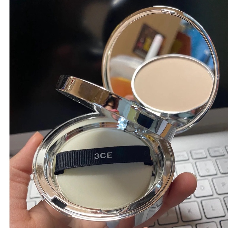 Phấn Phủ Nén 3CE Makeup Fix Powder - Hộp Đen [Fair - Soft Medium - Clear Light]