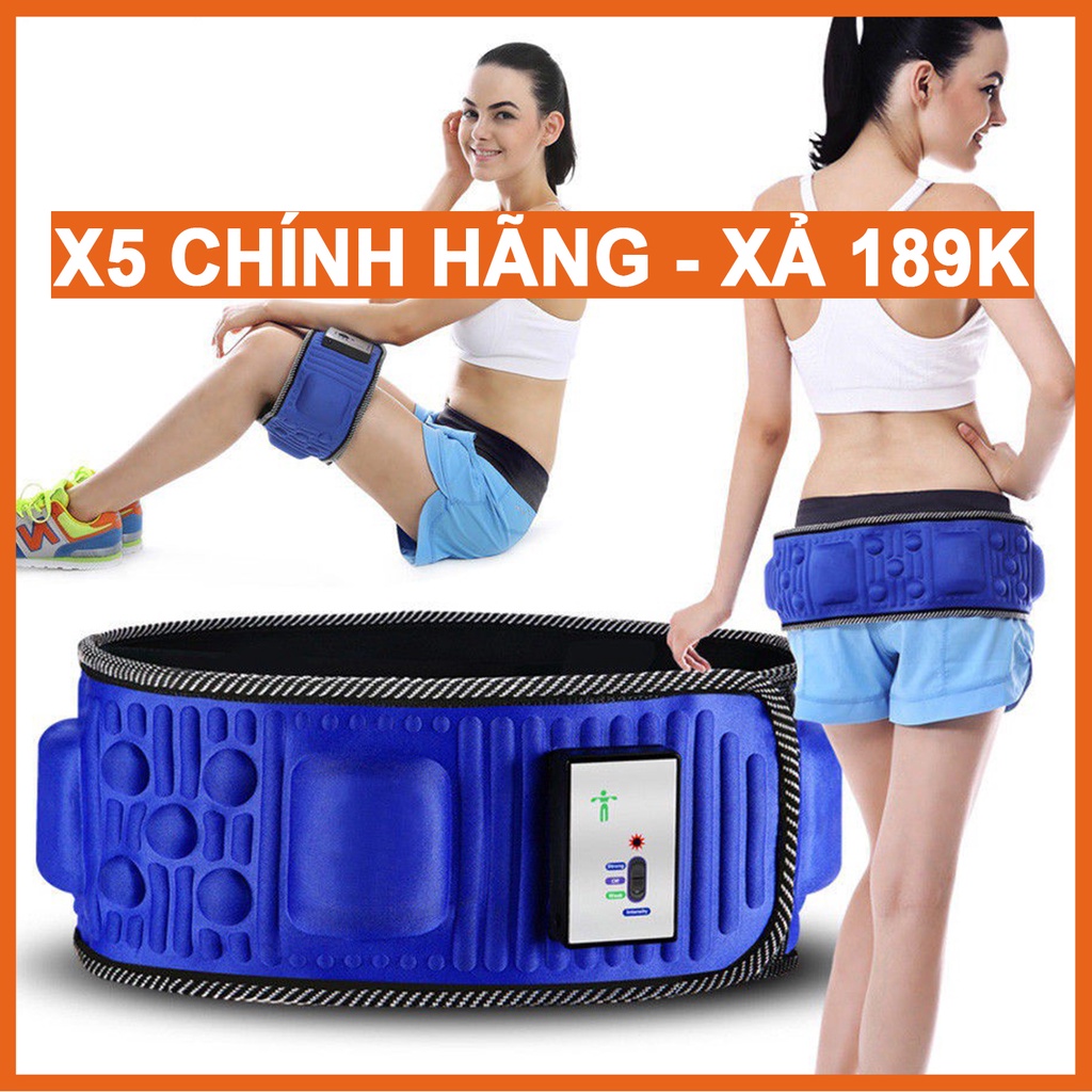 Đai Massage X5 Chính Hãng Andego Giúp Bụng Phẳng, Máy Rung Giảm Mỡ Giảm Eo Chính Hãng