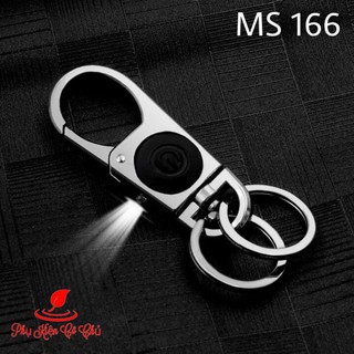 Móc Khóa Gài thắt lưng có Đèn Led kim loại cao cấp- MS166