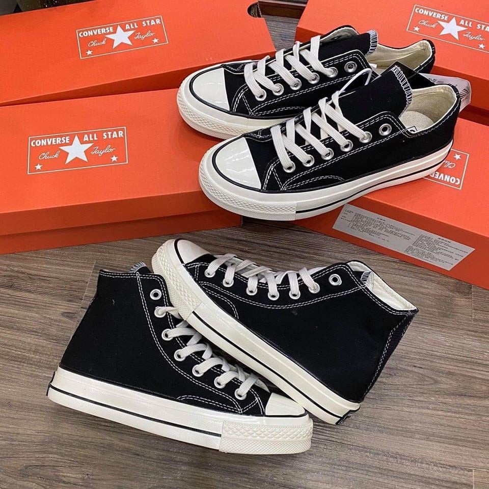 Giày Thể Thao CV Classic Màu Đen ⚡️FULL BOX BILL⚡️ giày sneaker Cv basic nam nữ siêu hot dễ phối đồ 2021