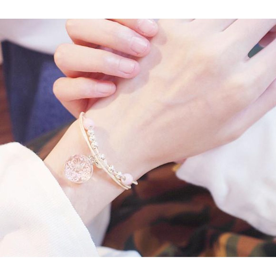 Vòng tay hoa khô tam sinh tam thế VT0003 | BigBuy360 - bigbuy360.vn