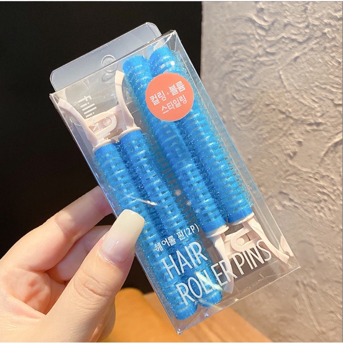 Hôp 2 chiếc kẹp mút uốn phồng chân tóc Hàn Quốc BAG U KMU2