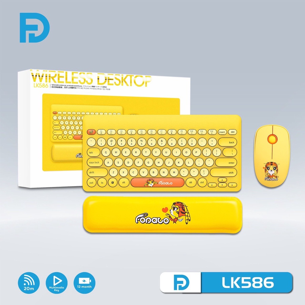 Combo Ko Dây FD LK586 (Kèm Pad và tay đệm)