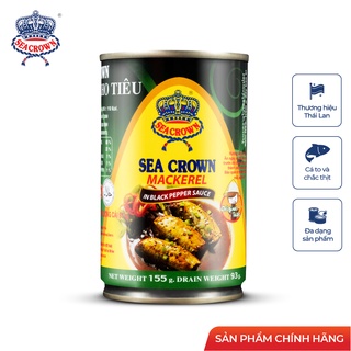 Cá hộp Sea Crown cá Nục kho tiêu