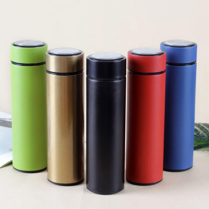 Bình Đựng Nước Nóng mini Bằng Inox Màu Xanh Dương Dễ Thương