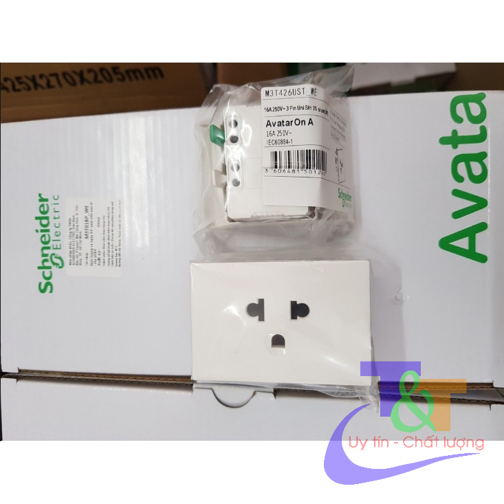Ổ Cắm Schneider Avataron A M3T426US-WE