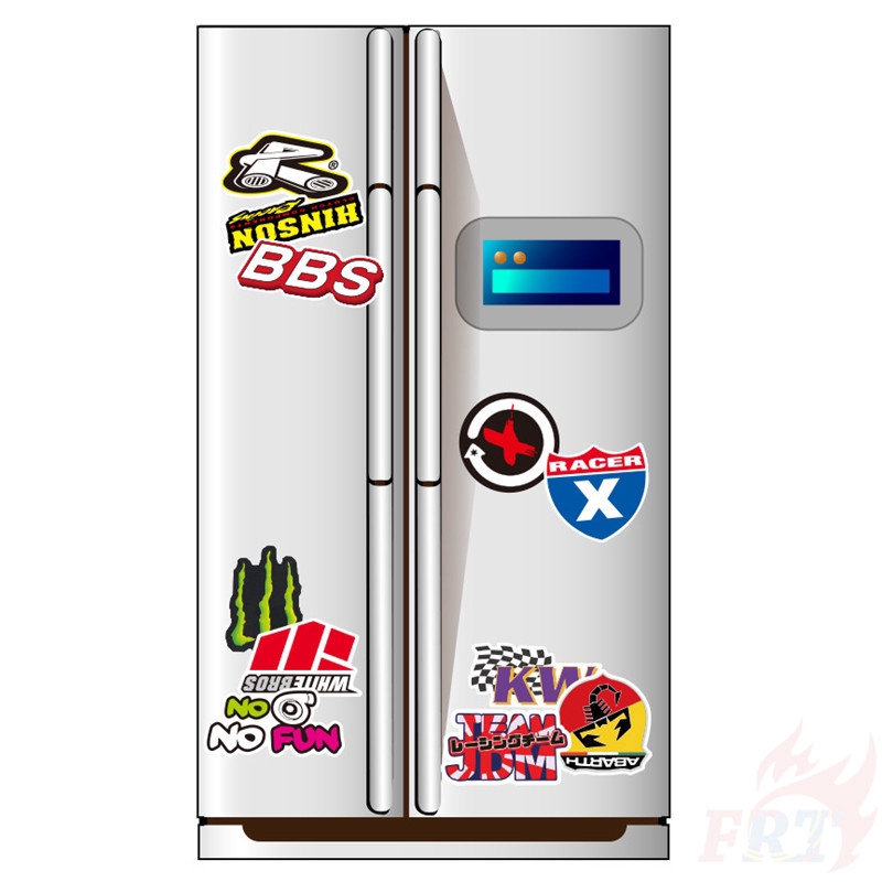 100Pcs/Set ❉ Motorcycle - Brand Logo JDM Series A Stickers ❉ Racing Moto ：Fans Collection DIY Mixed Doodle Stickers