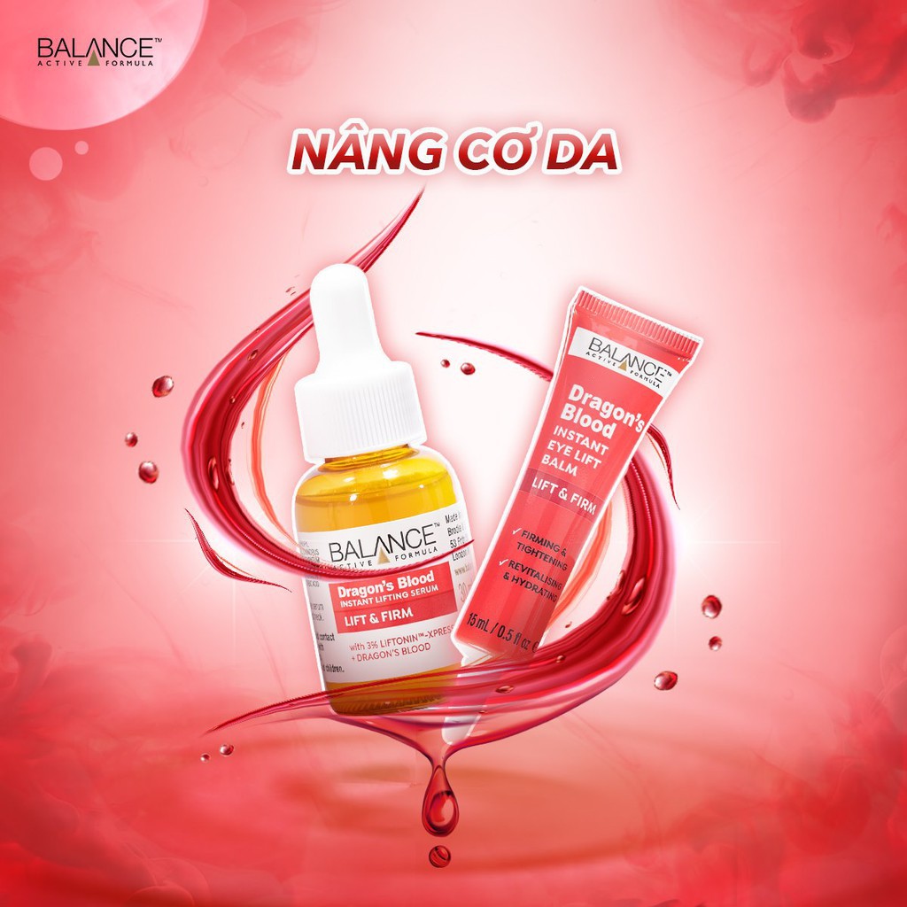 Kem Mắt Balance Máu Rồng Căng Da Balance Active Formula Dragon's Blood Instant Eye Lift Balm 15ml