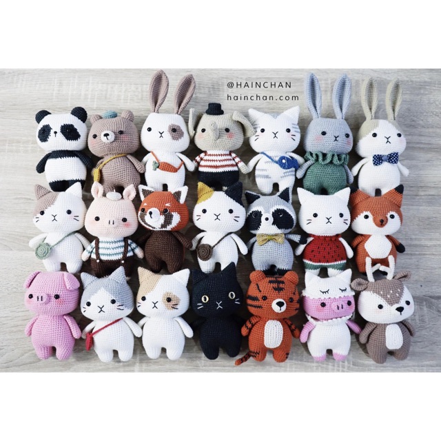 Gấu bông móc len