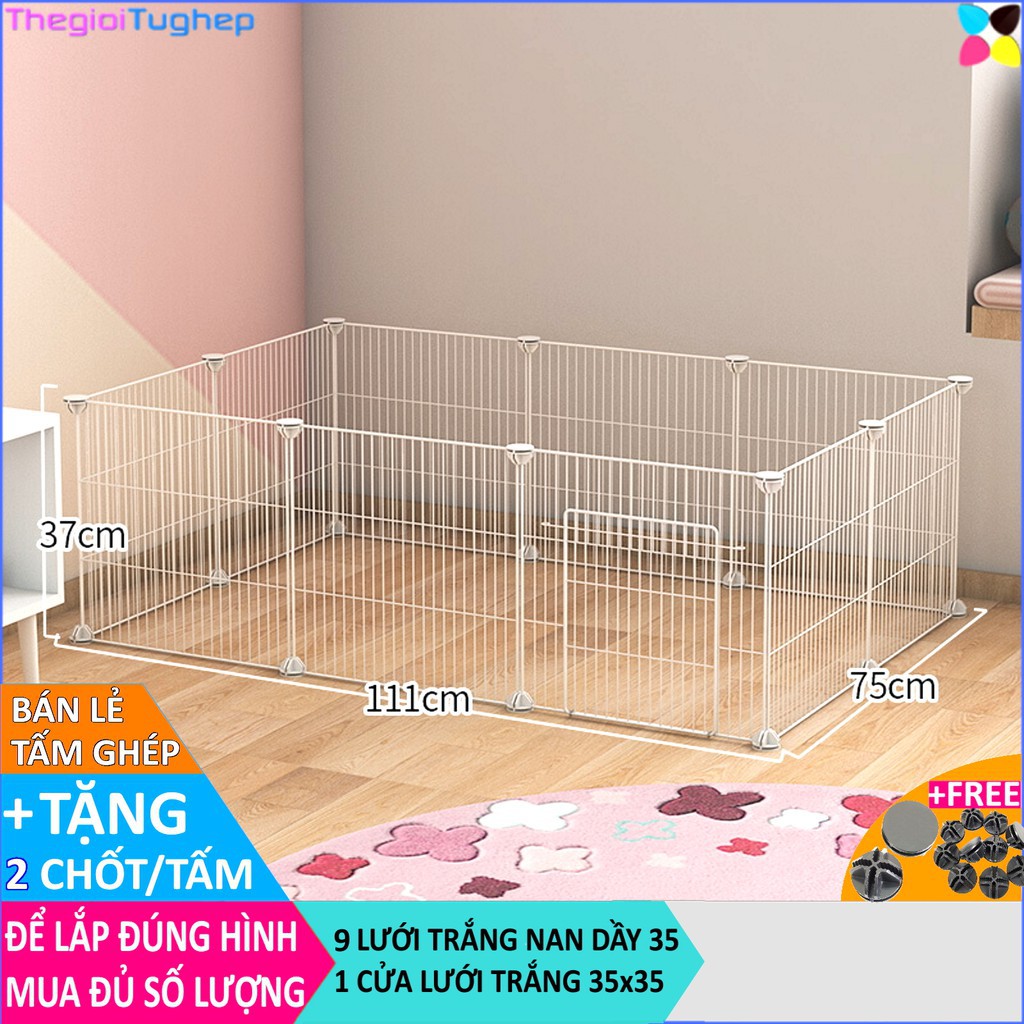 Quây chuồng chó, BÁN THEO TẤM, Tặng chốt, Quây chuồng mèo, thỏ, hamster