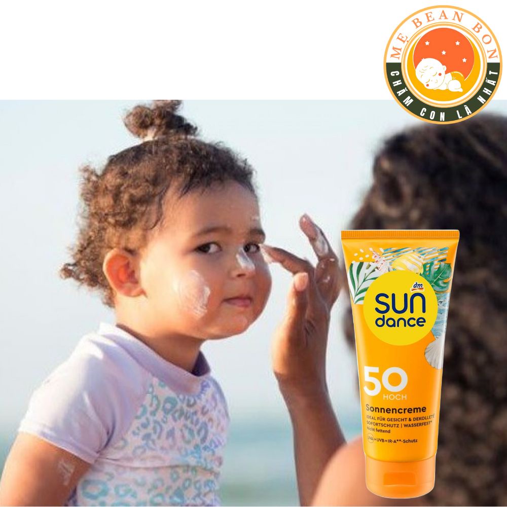 Kem Chống Nắng trẻ em sunDance Kids Của Đức Cho Bé từ sơ sinh trở lên có làn da nhạy cảm 50+ Tuýp 100ml