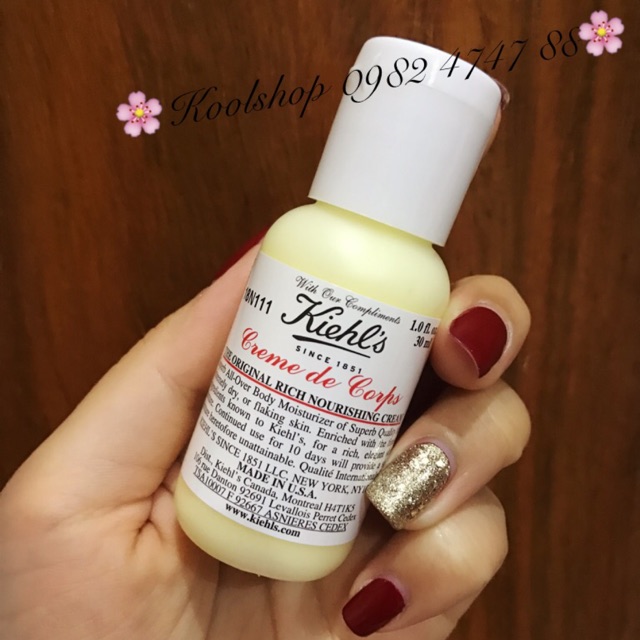 Mini Kem Dưỡng Thể Kiehl’s Creme De Corps-30ml