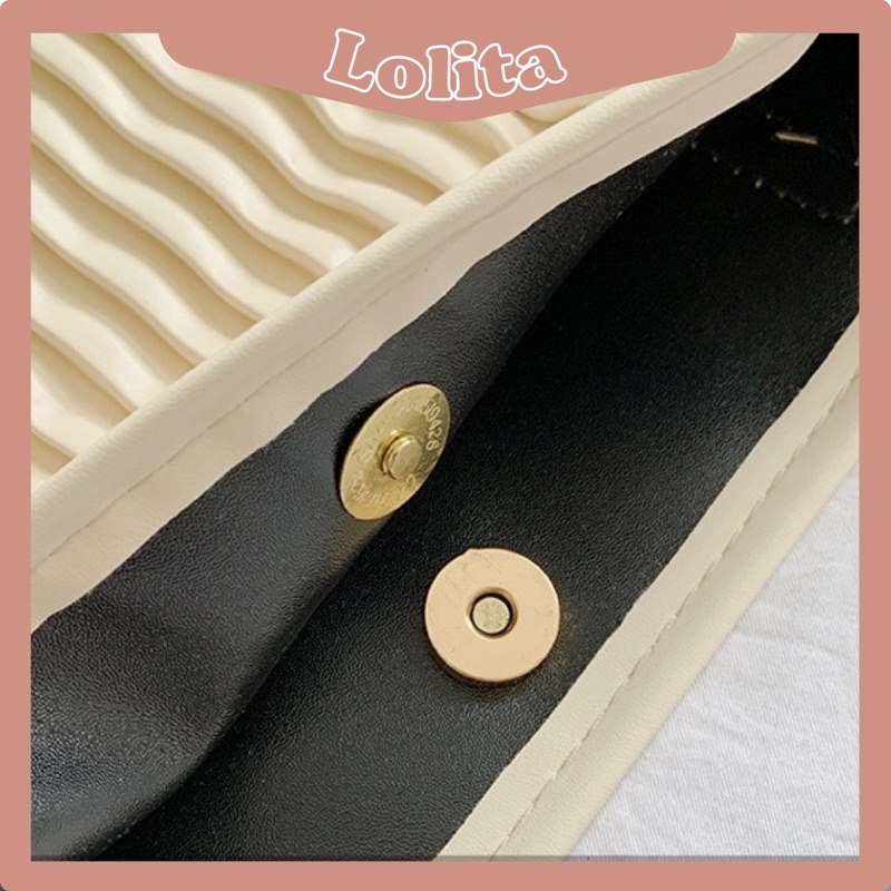 Túi Xách Nữ Tote Da Pu LOLITA Đeo Chéo Công Sở Bản To