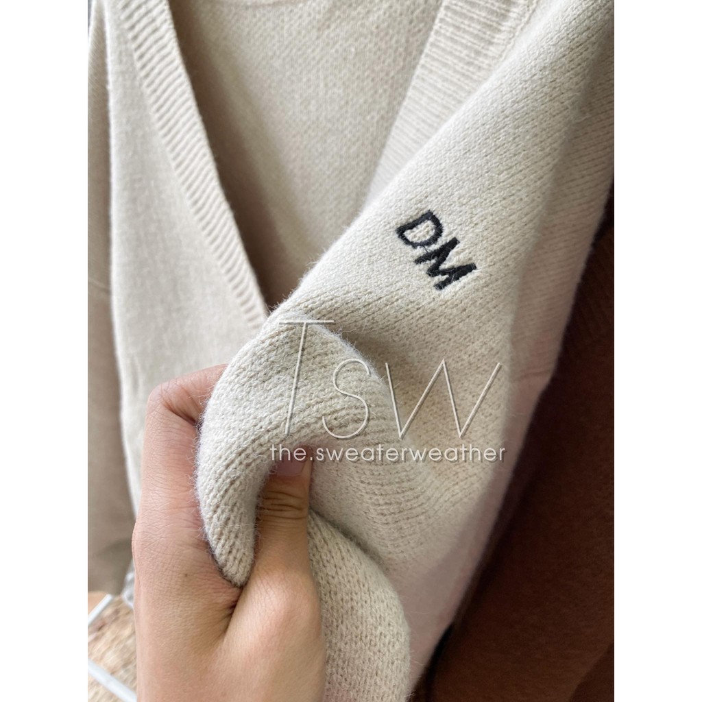 (Ảnh thật) Áo cardigan len chất dày form rộng oversize DM the.sweaterweather TSW | BigBuy360 - bigbuy360.vn