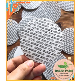Combo 50 seal tự dính kích thước 65mm, 73mm, 82mm, 87mm, 90mm, 100mm