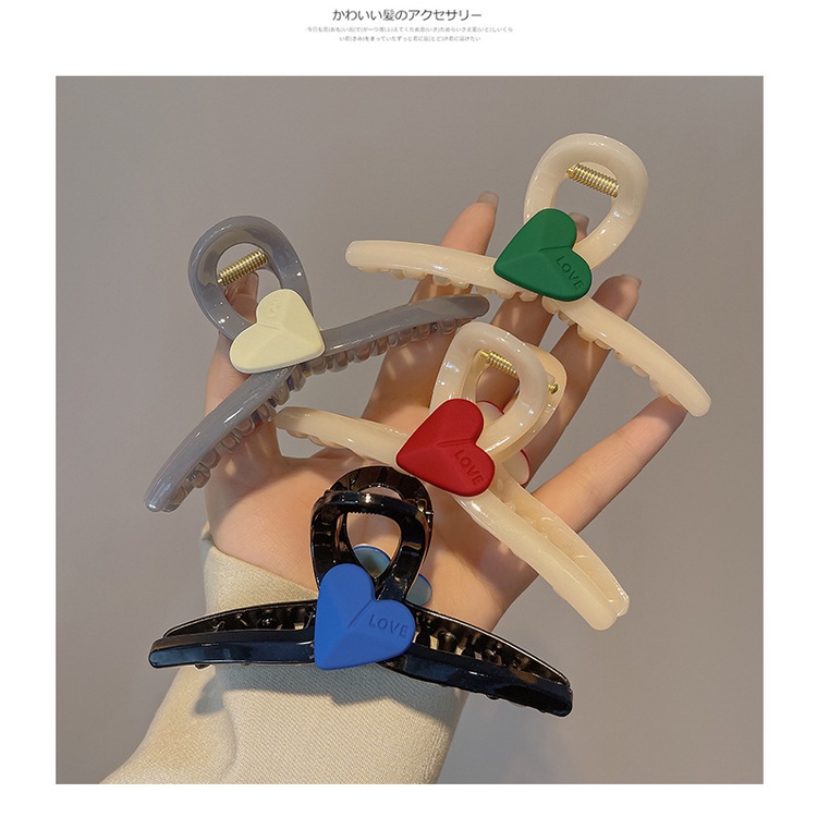 Kẹp Tóc Hình Cá Mập Bằng Acrylic Cỡ Lớn Thời Trang Mùa Hè