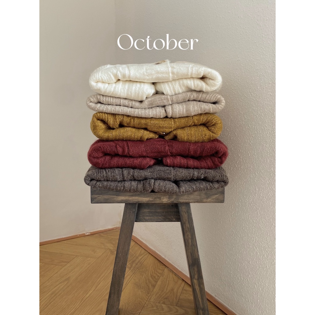 CARDIGAN LEN VẶN THỪNG DÁNG RỘNG_AK182
