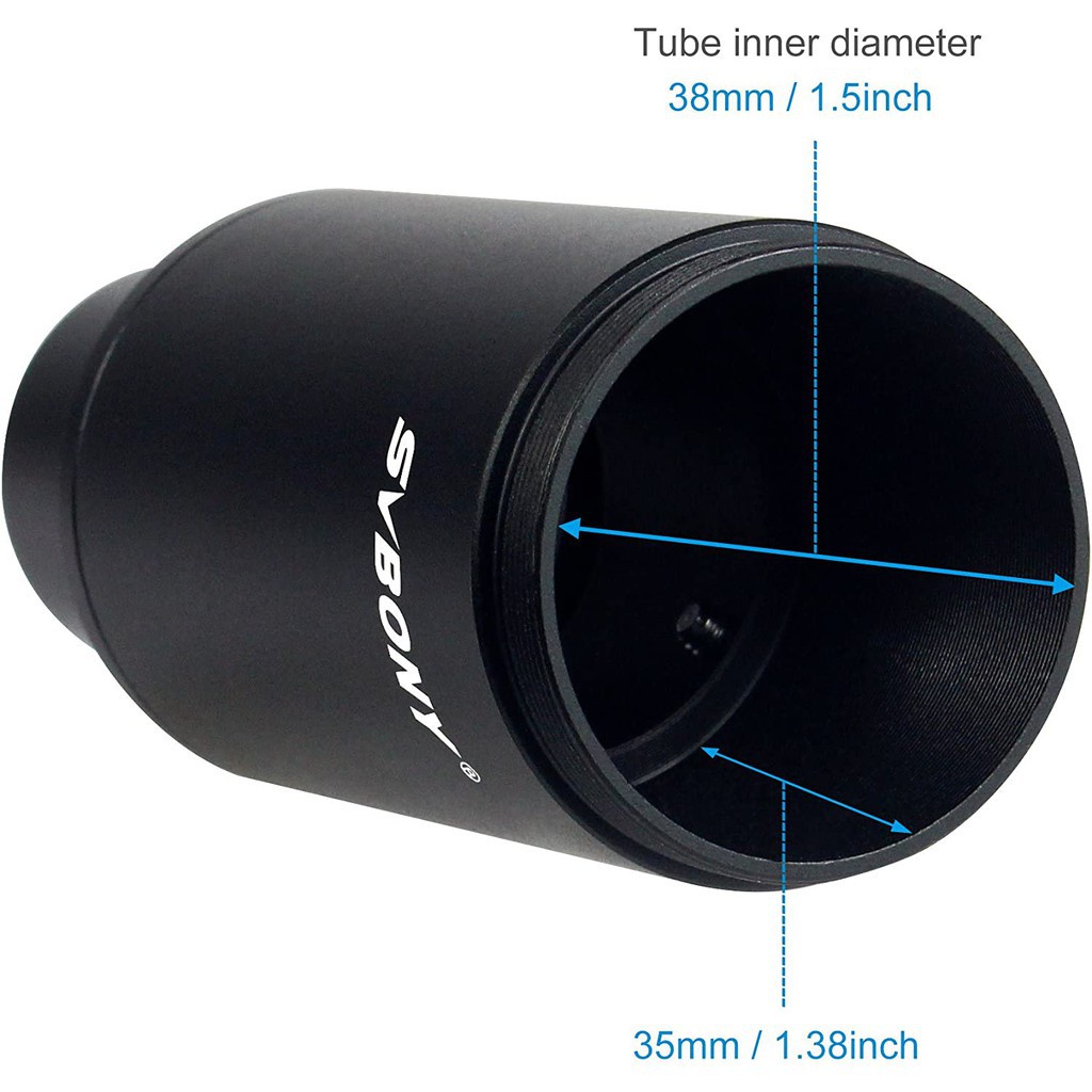 Ống kính viễn vọng nối dài SVBONY CA1 bằng kim loại 1.25 inch tương thích cho máy ảnh DSLR có thể thun gọn